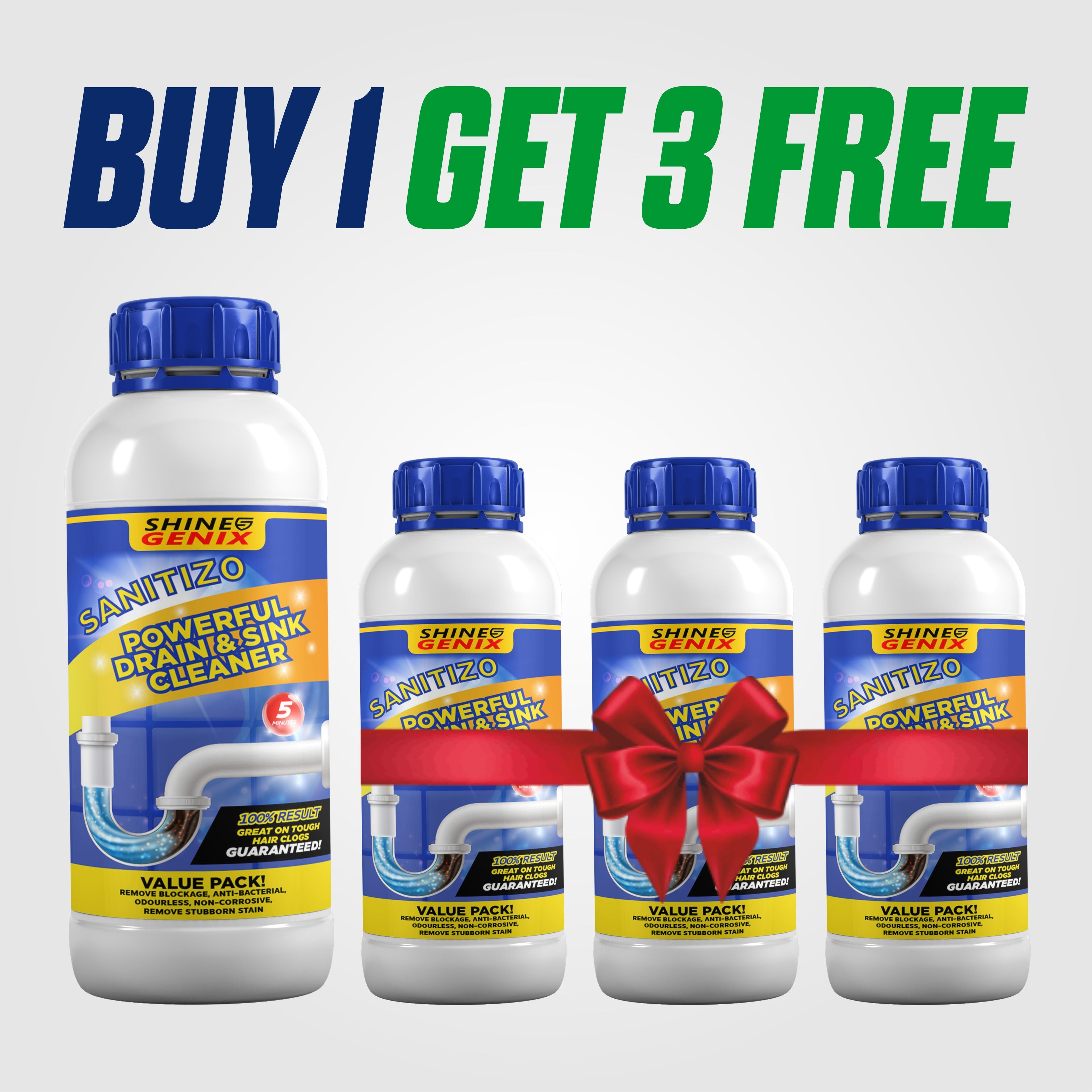 Powerful Sink & Drain Cleaner - Buy 1 Get 3 Free